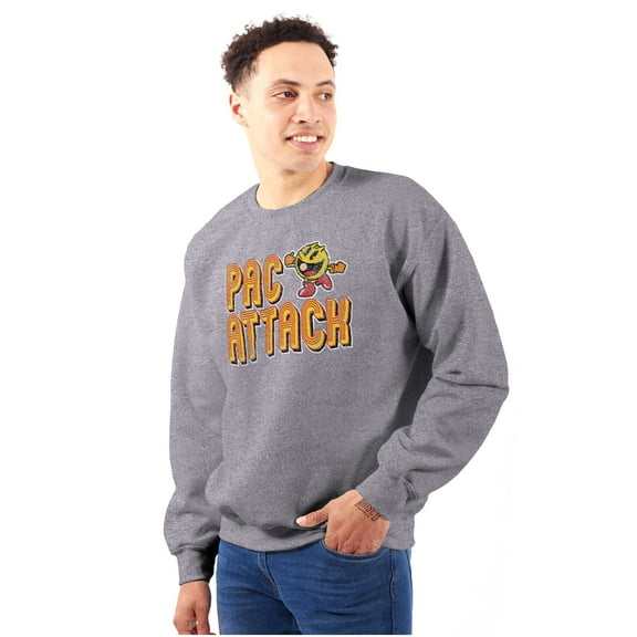 Retro Arcade Game PACMAN Pac Attack Unisex Plus Size Sweatshirt Brisco Brands 2X