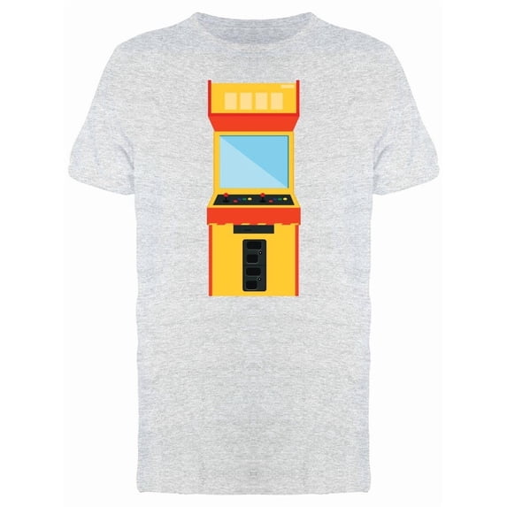 Retro Arcade Machine Yellow Tee Men's -Image by Shutterstock