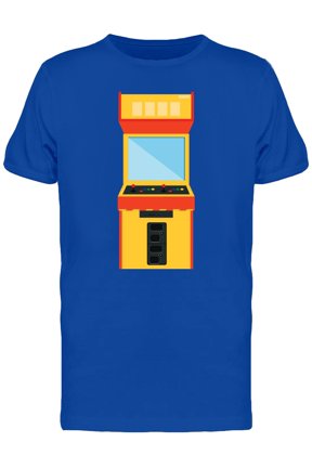 Retro Arcade Machine Yellow T-Shirt Men -Image by Shutterstock, Male Medium