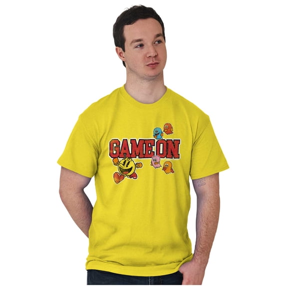 Retro Arcade PACMAN Ghosts Game On Unisex Plus Size Graphic Tee Brisco Brands 4X