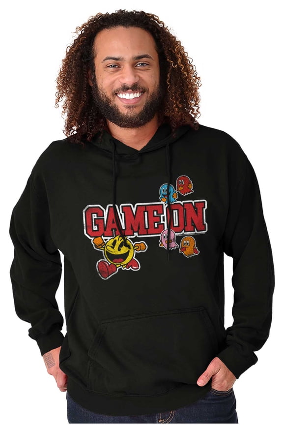 Retro Arcade PACMAN Ghosts Game On Unisex Plus Size Hoodie Brisco Brands 3X