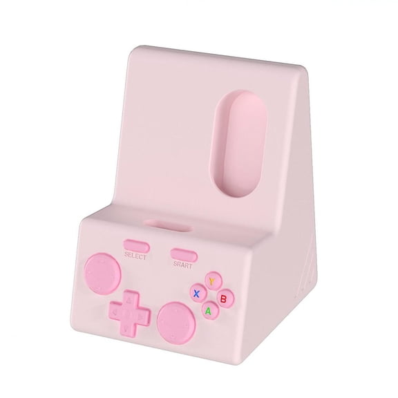Retro Arcade Smartwatch Charging Stand with Game Console Design for Desk Decor