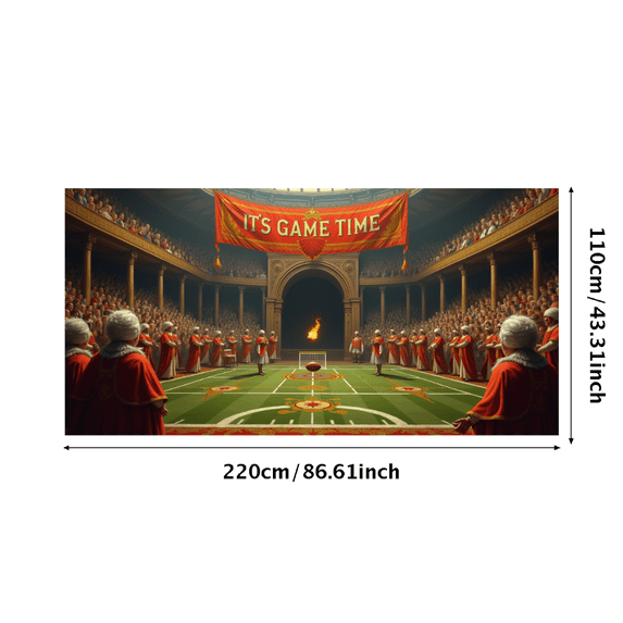 Retro Arcade Style Gaming Theme Backdrop Banner, Game Time Message Decorations, Party Supplies for Gaming Events, Sports Themed Parties, Arcade Themed Gatherings, Photo Booth Backgrounds