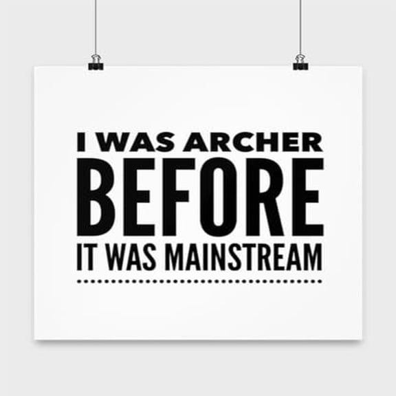 Retro Archery Poster - Wall Art for Enthusiasts Gift