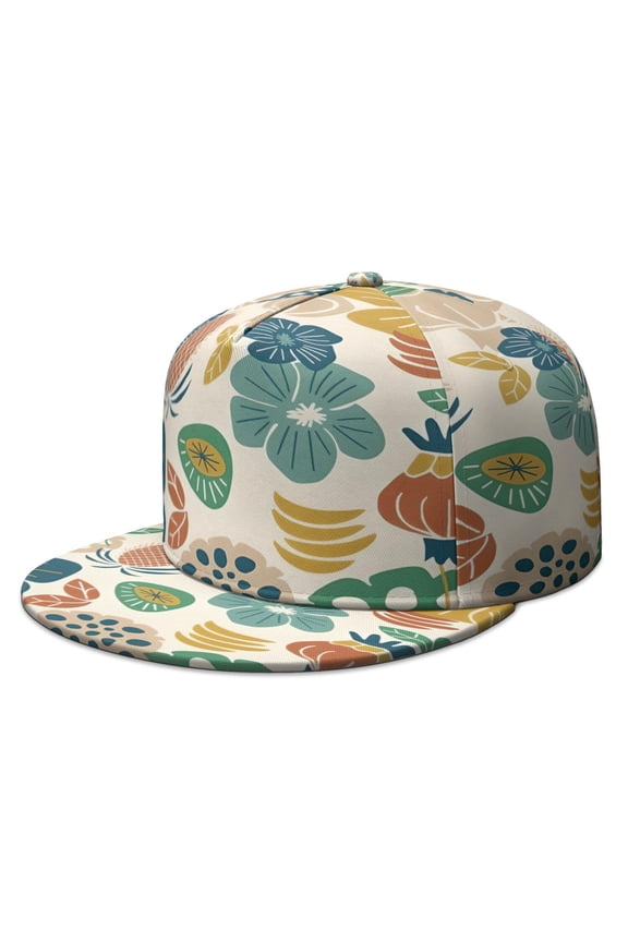 Retro Artistic Baseball Cap – Abstract Ink Style, Adjustable, High Top, Trendy for Men, Women, Teens