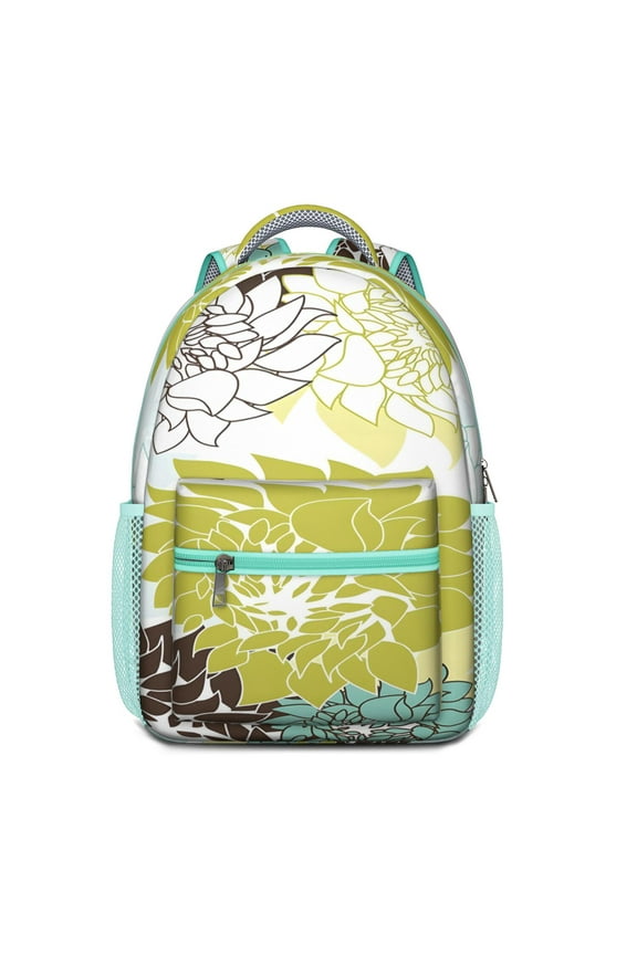 Retro Artistic Backpack, Boho Rainbow Style with Colorful Tribal Patterns, Water-Resistant Daypack for Preschoolers
