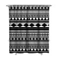 thumbnail image 1 of Retro Artistic Shower Curtain 72x84 Inches Boho Style Polyester Bathroom Curtain Quick-Dry with Plastic Hooks Tribal, 1 of 2