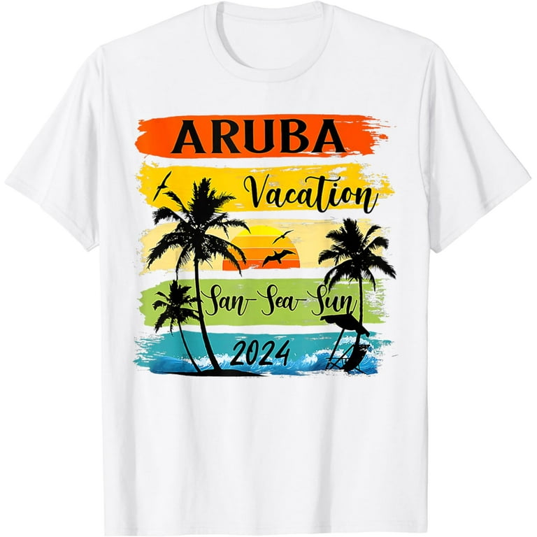 Aruba Retro Summer Tropical Beach T-Shirt Aruba Retro Summer Tropical Beach T-Shirt