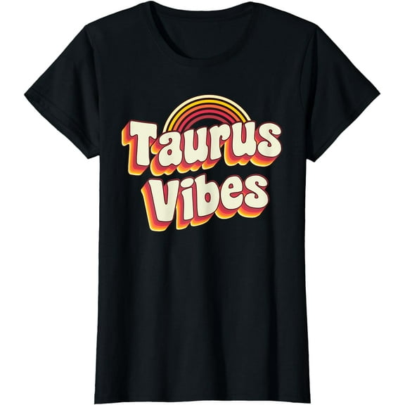 Retro Astrology Zodiac sign April or May birthday Taurus T-Shirt