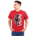 thumbnail image 1 of Retro Astronaut NASA Worm Logo Unisex Plus Size Graphic Tee Brisco Brands 4X, 1 of 5