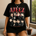 thumbnail image 1 of Retro AteEz Kpop 2025 World Tour In Your Fantasy T-Shirt, AteEz Golden Hour Part 3 Tee, 1 of 3