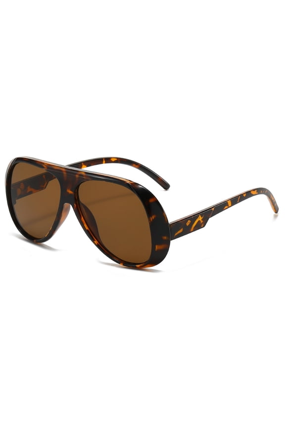 Retro Aviator Sunglasses, UV400 Protection PC Frame & Lenses
