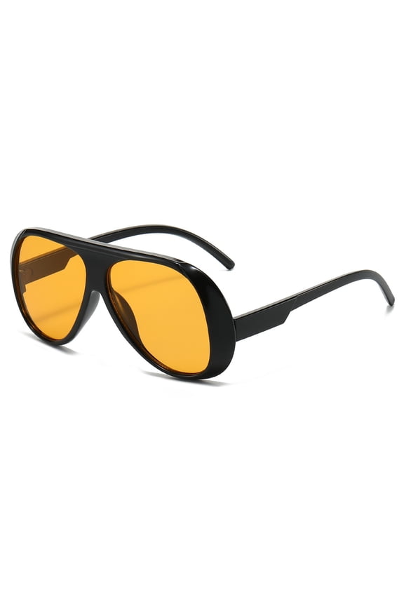 Retro Aviator Sunglasses, UV400 Protection PC Frame & Lenses