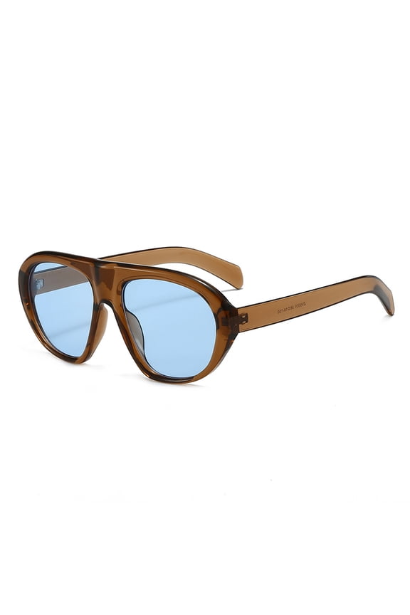 Retro Aviator Sunglasses UV400 Protection Unisex PC Frame Fashion Shades