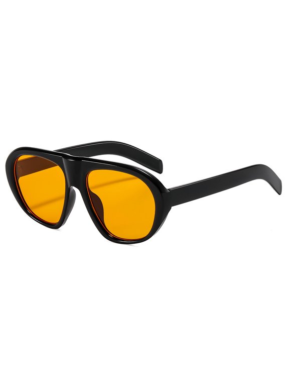 Retro Aviator Sunglasses UV400 Protection Unisex PC Frame Fashion Shades