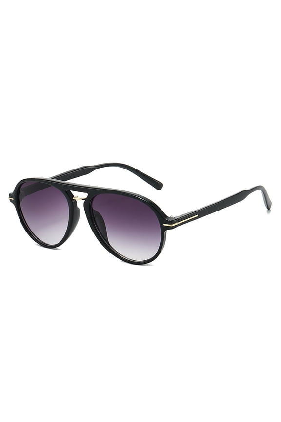 Retro Aviator Sunglasses UV400 Protection Unisex PC Frame Fashion Shades