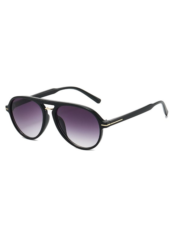Retro Aviator Sunglasses UV400 Protection Unisex PC Frame Fashion Shades