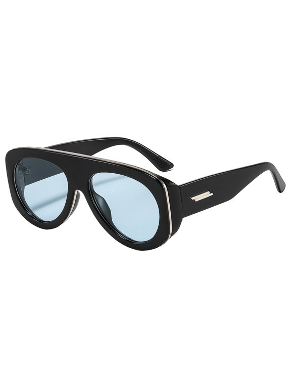 Retro Aviator Sunglasses, UV400 Protection, Unisex PC Frame, Fashion Shades