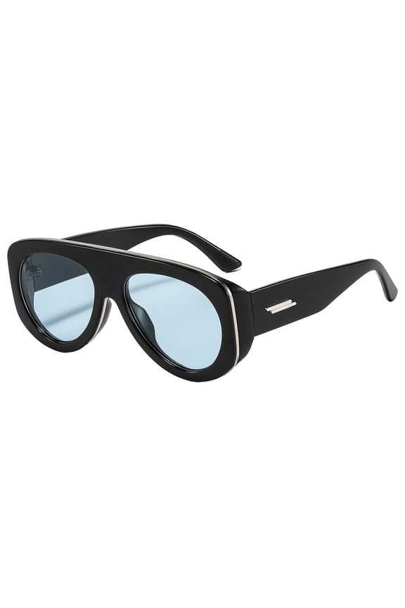Retro Aviator Sunglasses, UV400 Protection, Unisex PC Frame, Fashion Shades