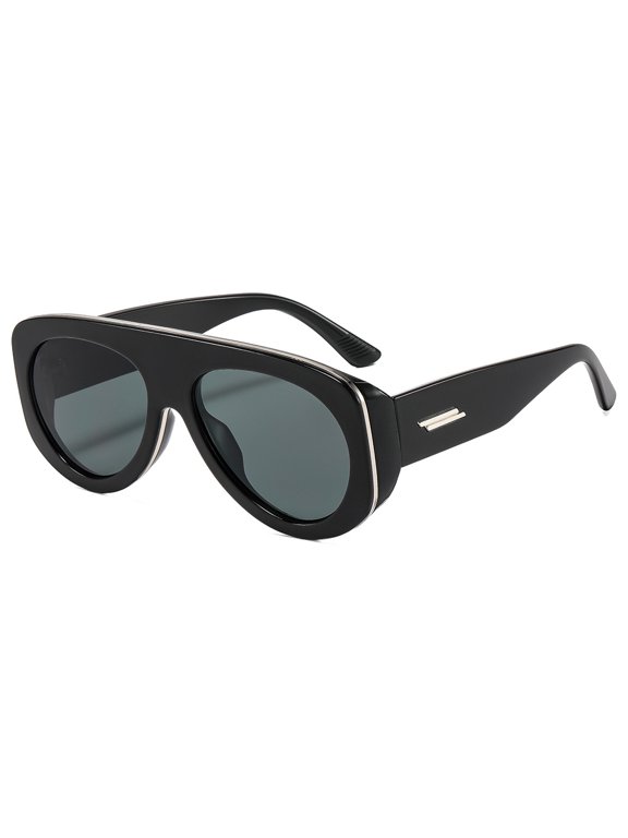 Retro Aviator Sunglasses, UV400 Protection, Unisex PC Frame, Fashion Shades