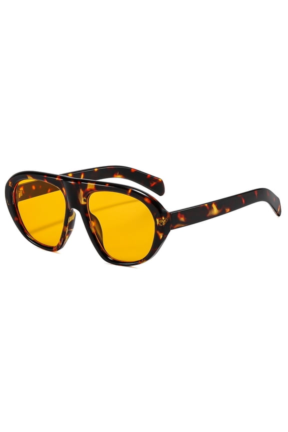 Retro Aviator Sunglasses UV400 Protection Unisex PC Frame Fashion Shades