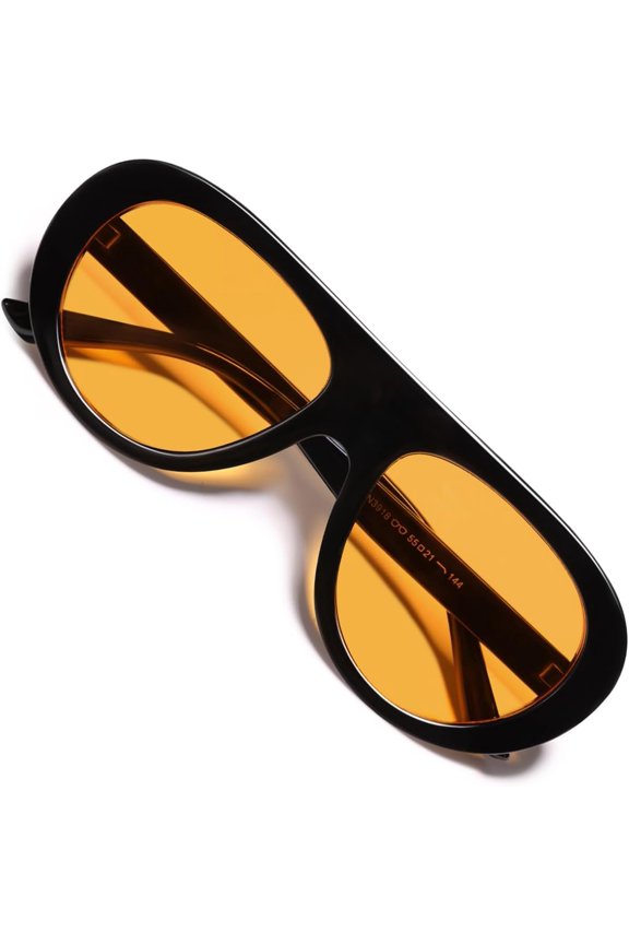 Retro Aviator Sunglasses for Women Chic Classic 70s Trendy 2026 Chunky UV400 Sun Glasses VL9865