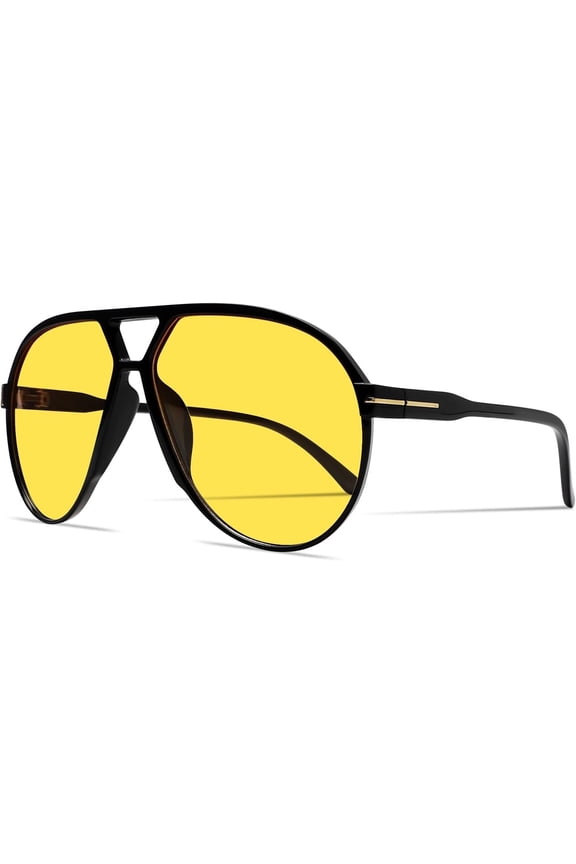 Retro Aviator Sunglasses for Women Men Classic 70s Trendy Free Square Aviators Sun Glasses