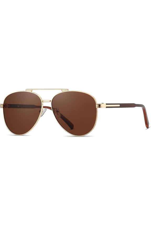 Retro Aviator Sunglasses for Women Men  Flat Square Aviator Sun Glasses 70s 80s 90s Classic Shades