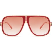 Retro Aviator Sunglasses for Women Men Oversized 70s 90s Square Womens Mens Sunnies AP3683