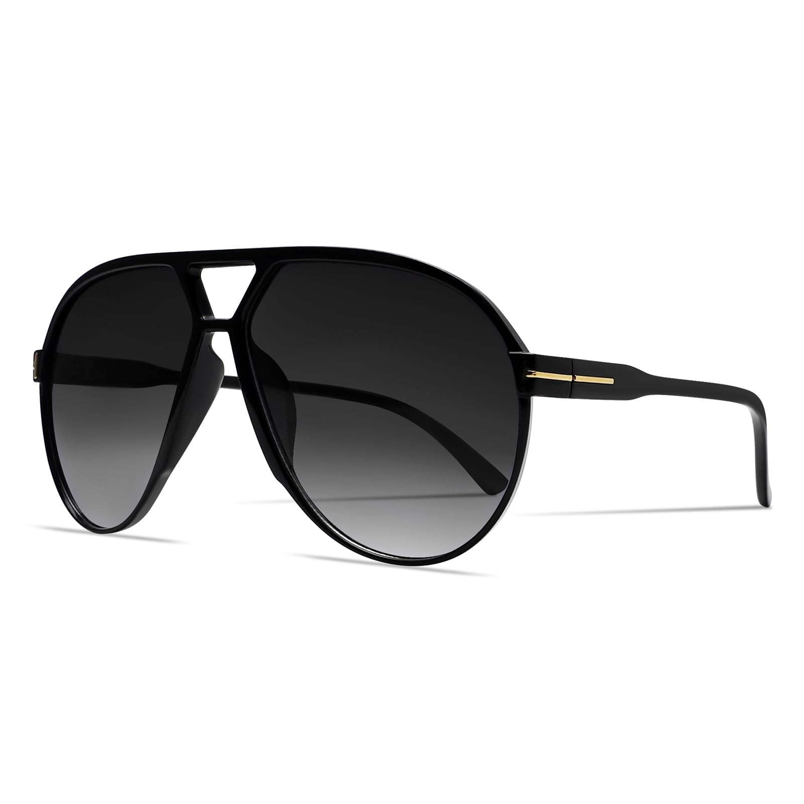 Retro Aviator Sunglasses for Women Men Oversized Classic 70s  display picture 1