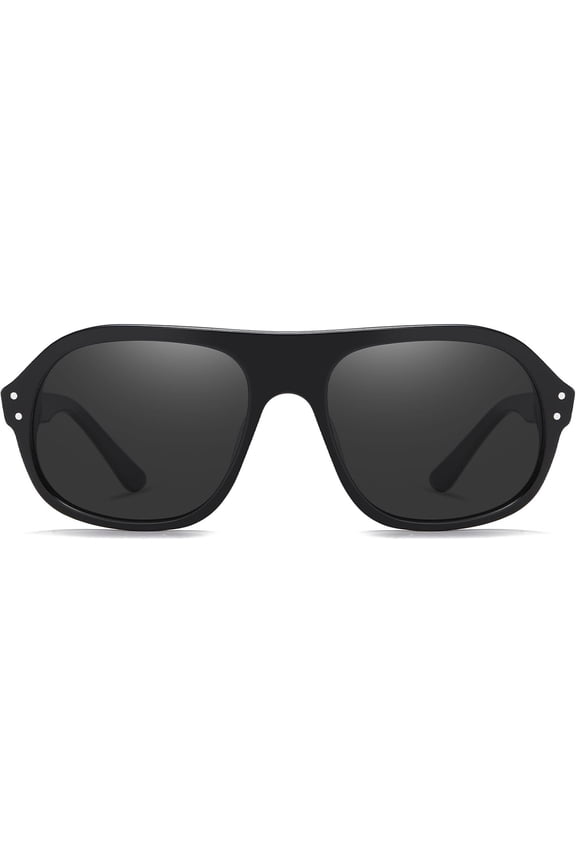 Retro Aviator Sunglasses for Women Men Polarized Sunglasses UV400 Protection  Sun Glasses Acetate Frame DC2386