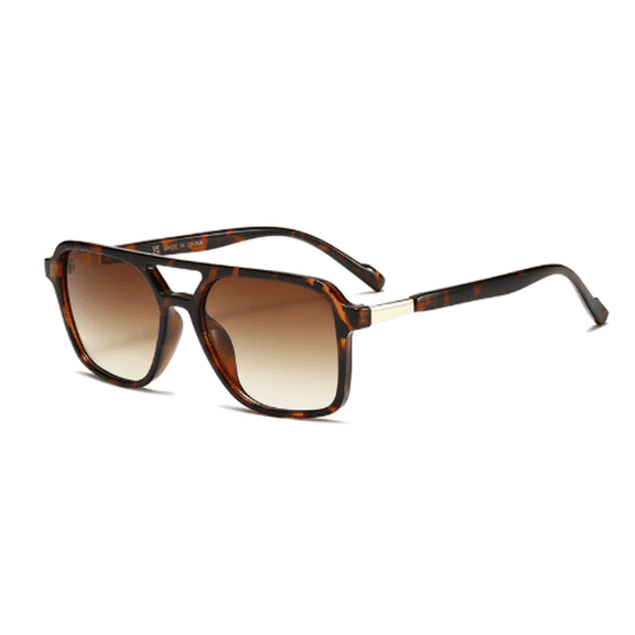 Retro Aviator Sunglasses for Women Men,Trendy Rectangle Womens Mens Shades Sun Glasses