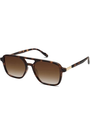 Retro Aviator Sunglasses for Women Men,Trendy Rectangle Womens Mens Shades Sun Glasses