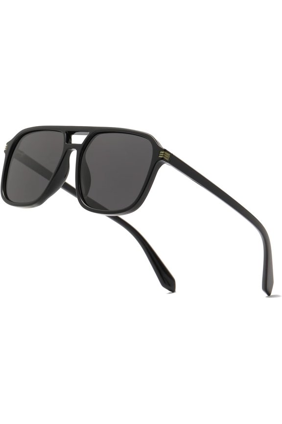 Retro Aviator Sunglasses for Women Men,Treny Rectangle Womens Mens Shaes Sun Glasses UV400 Protection