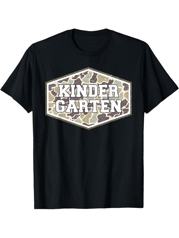 Retro Back To School Men Old Camo Kindergarten Unisex S-5XL T-Shirt
