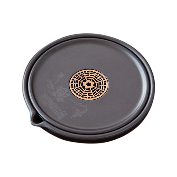 Retro Bakelite Tea Tray with Pot Holder - Dry Foam Table for Tea Accessories, Kettle P y7763