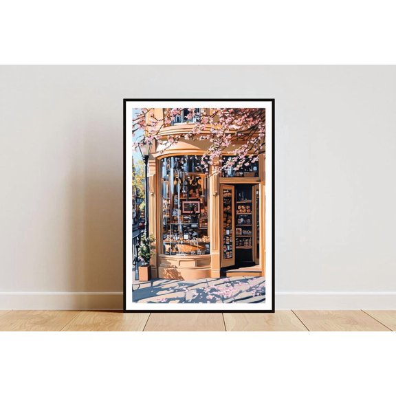 Retro Bakery Poster, Unframed Paper Poster 8x10in