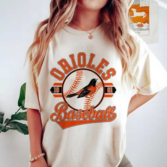 Retro Baltimore Baseball Tshirt, Orioles EST 1901 Baseball Team Tshirt,Lime Color,Size M