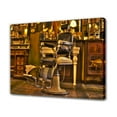thumbnail image 1 of Retro Barber Hair Salon Shaving Chair Canvas Poster Bedroom Decor Sports Landscape Office Room Decor Gift,Frame-style,08x12inch(20x30cm), 1 of 8