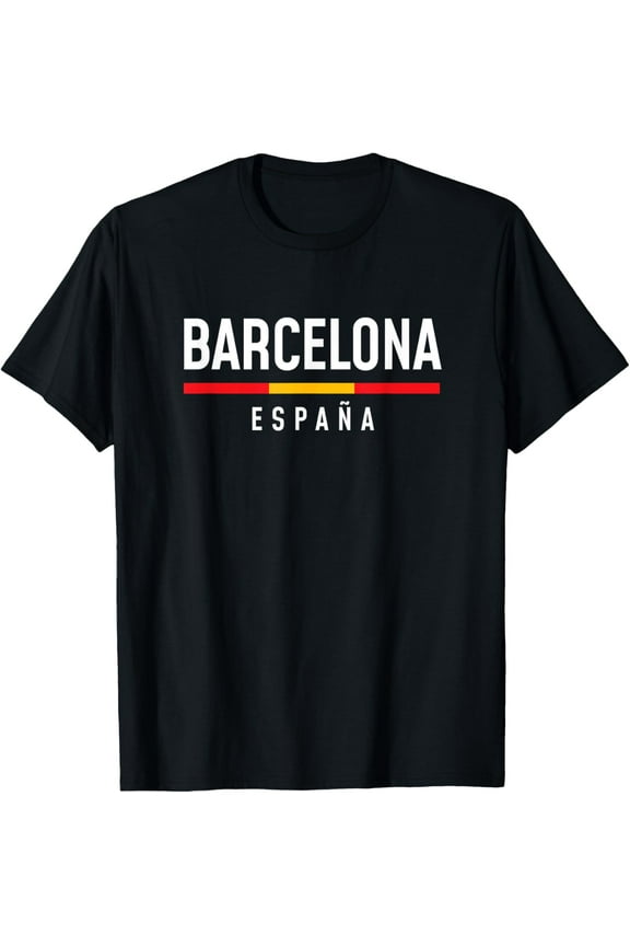 Retro Barcelona Spain Shirt España Mens Womens Souvenir T-Shirt