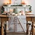 thumbnail image 1 of Retro Barn Door Cotton Linen Table Runner, Washable Table Runners for Kitchen, Dining Room, Holiday, Home Party Table Decor, 13x120 Inches, 1 of 9