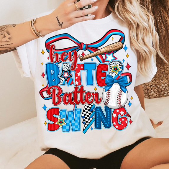 Retro Baseball Batter Shirt, Checkered Baseball Coquette Shirt, Game Day Baseball Shirt, Baseball Mom Tee, Baseball Shirt Design