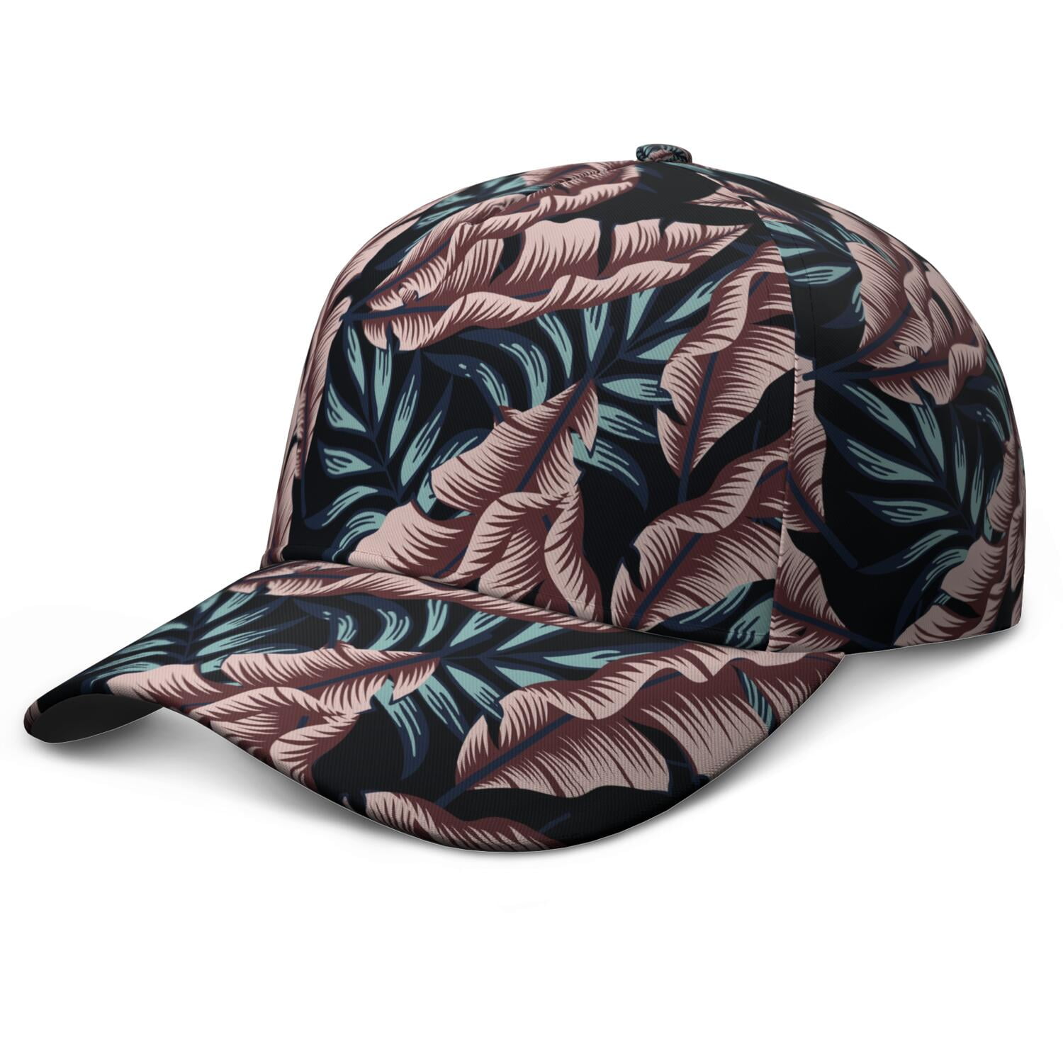 tropical leaf print Hat Child Sun Hat - Palm Leaf - Woven Straw Sun Hat - Perfect  main image 3