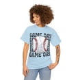 thumbnail image 1 of Retro Baseball Game Day T-Shirt, Baseball Lover Mom Shirt Gift Tee, 1 of 8