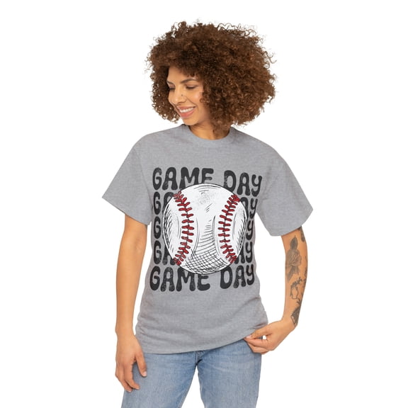 Retro Baseball Game Day T-Shirt, Baseball Lover Mom Shirt Gift Tee