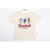 Retro Baseball Kid Toddler T-Shirt Baseball Vibes Toddler T-Shirt Trendy Baseball Kid Toddler T-Shirt Baseball Toddler T-Shirt TODDLER SHORT SLEEVE TEE BELLA CANVAS 3001T