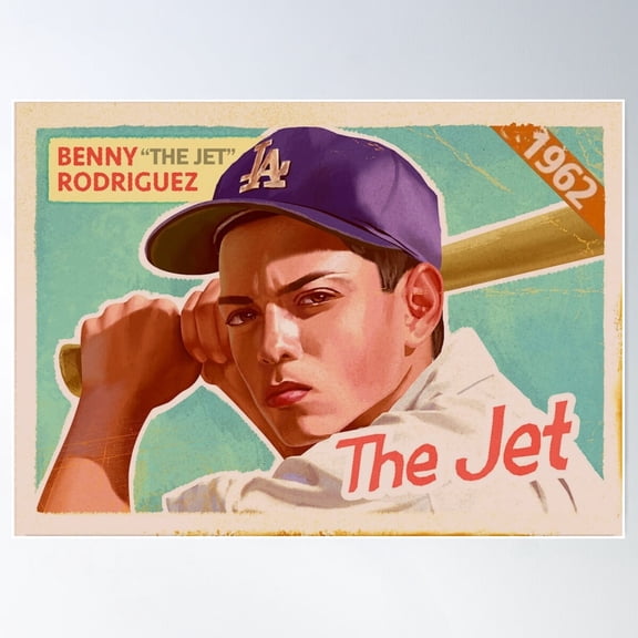 Retro Baseball Kids Legend Inspired Wall Art Poster UNFRAMED PAPER POSTER, Home Decor