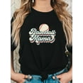 thumbnail image 1 of Retro Baseball Mama Shirt: Sports Mom Gift Sweatshirt All Size S-5XL, 1 of 5
