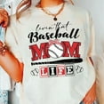 thumbnail image 1 of Retro Baseball Mom Shirt, Glitter Baseball Life Tee, Cute Baseball Mama Shirt, Gift for Sports Mom Fans, 1 of 5