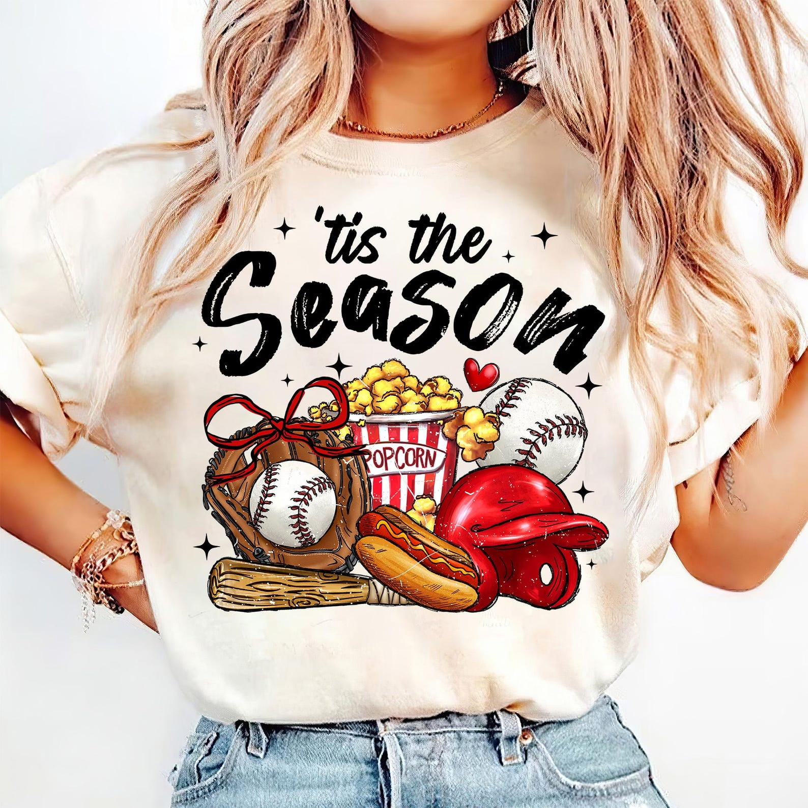 Retro Baseball T-Shirt, Vintage Baseball Shirt, Game Day Baseball Tee, Baseball Coquette Shirt, Baseball Mama Shirt, Baseball Mom Tee, Tis the Season Baseball Shirt
